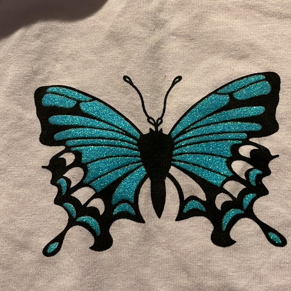 Zaful butterfly crop top NWOT - Picture 2 of 3